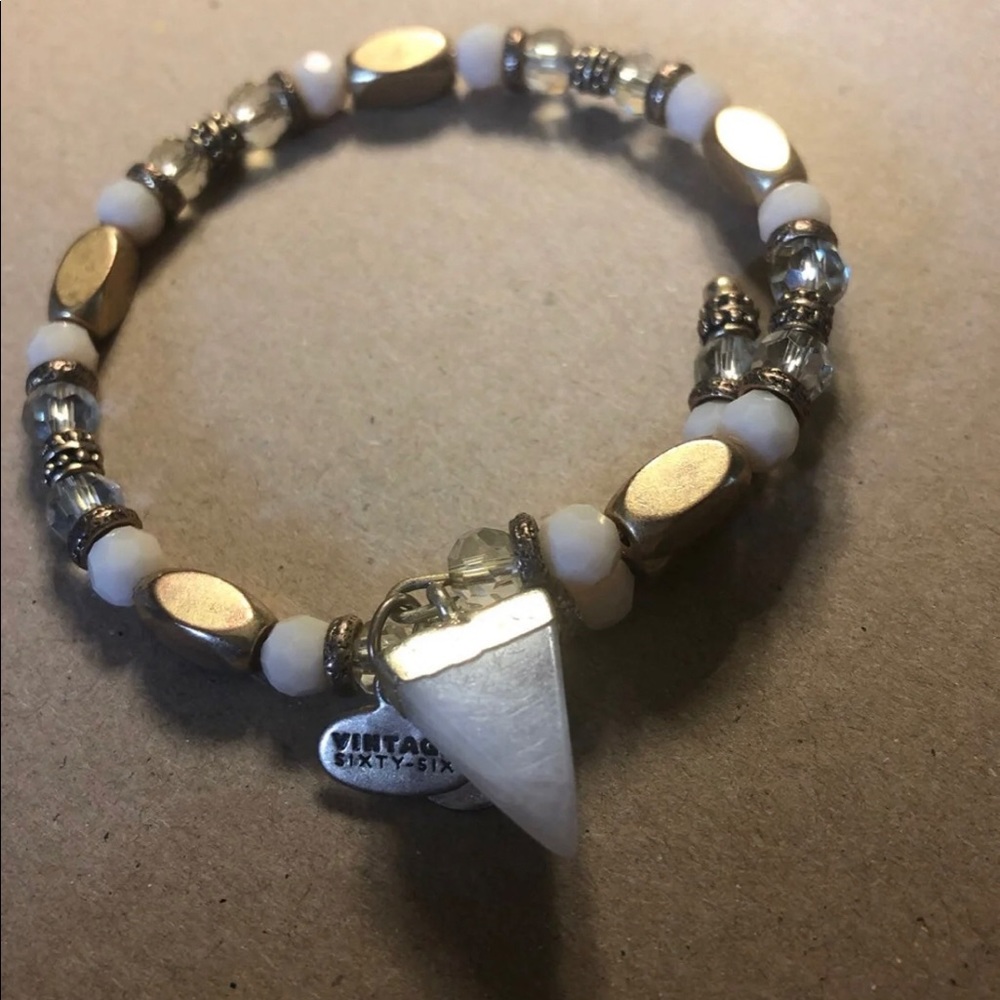 Alex and Ani Rose Quartz Fall Beaded Bracelet